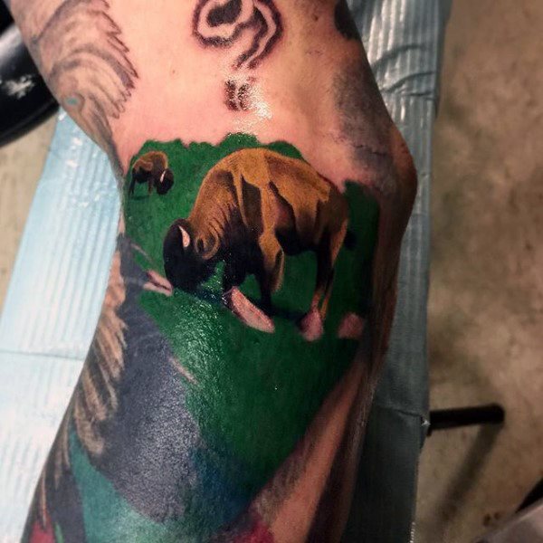 bison tattoo 23