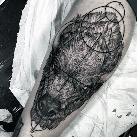 bison tattoo 25