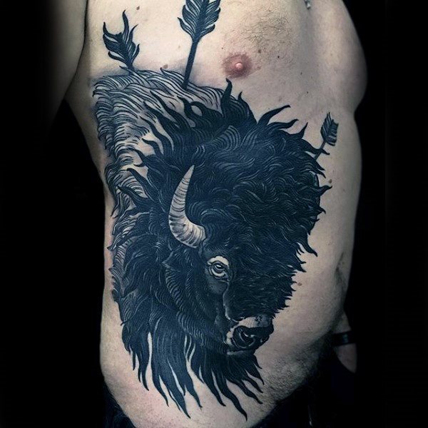 bison tattoo 41