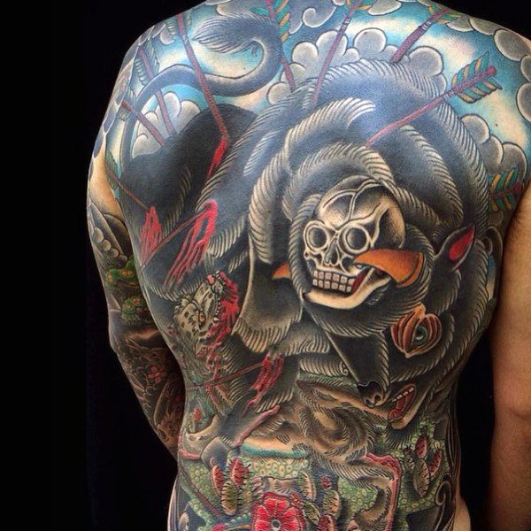bison tattoo 53