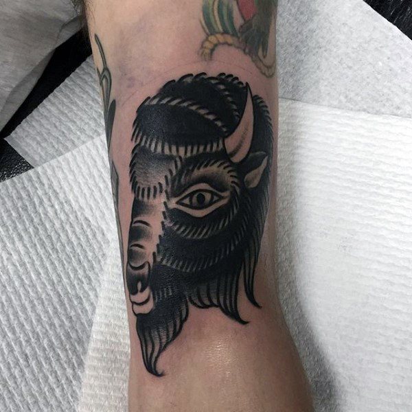 bison tattoo 93