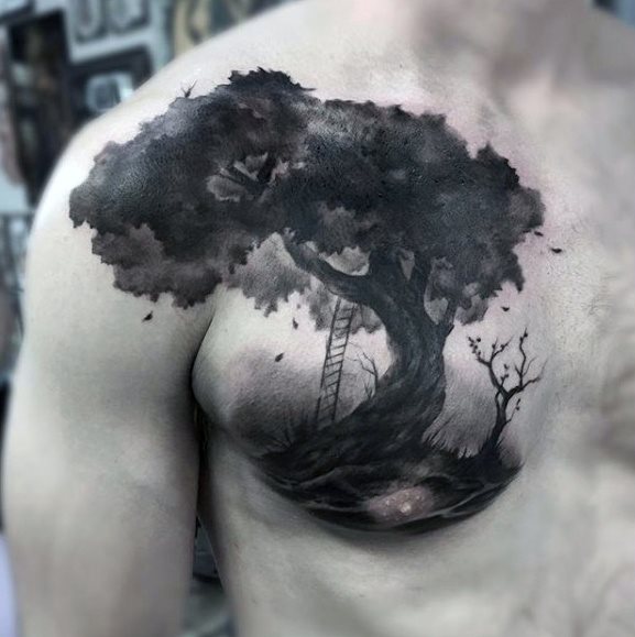 brust tattoo 516