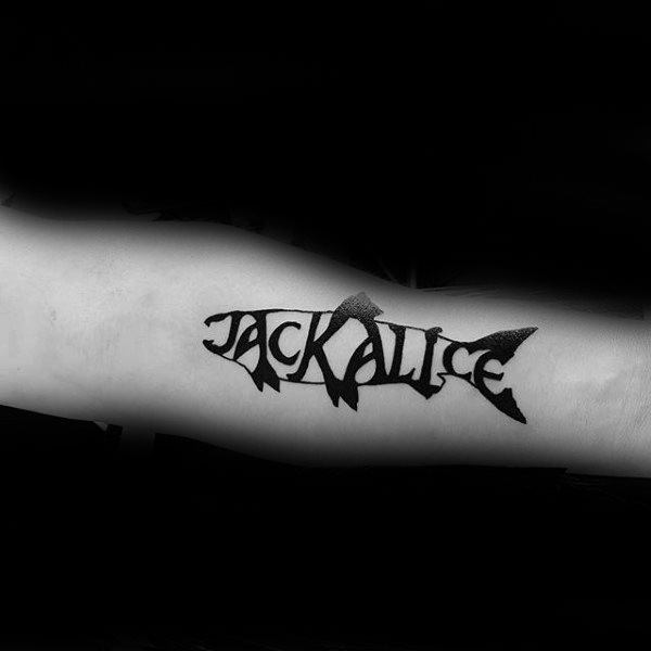 name tattoo 25