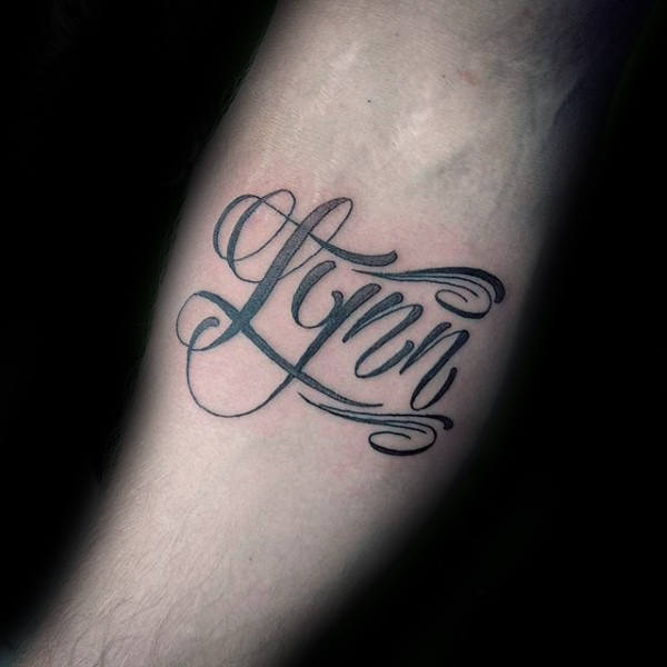 name tattoo 67