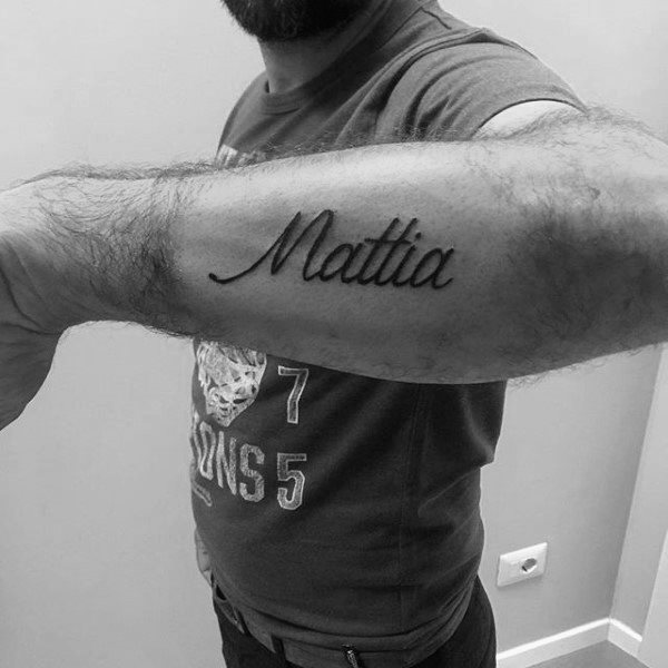 name tattoo 85