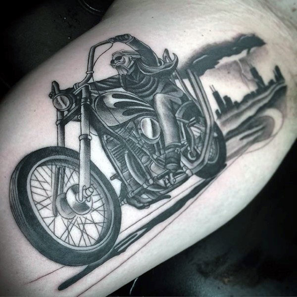 biker tattoo 60