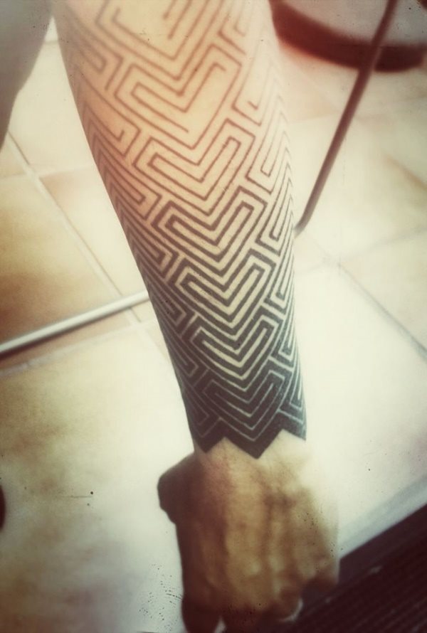 geometrische tattoo 136