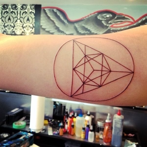 geometrische tattoo 614