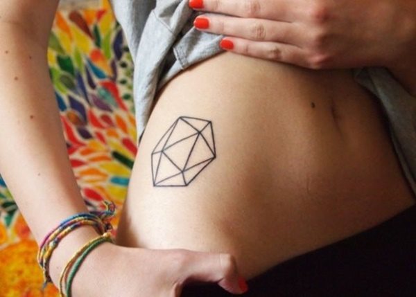 geometrische tattoo 90