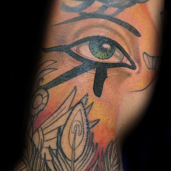 133 Auge des Ra (Horus) Tattoos (Mit Bedeutung)