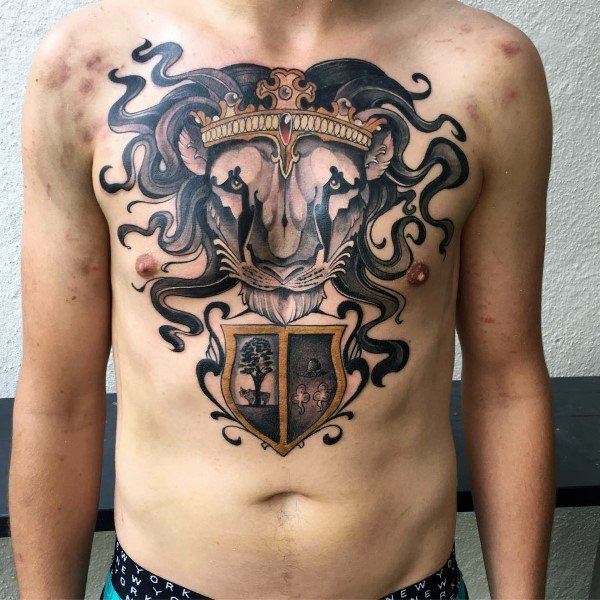 schild wappen tattoo 05