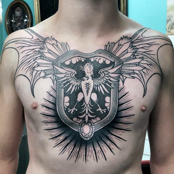 schild wappen tattoo 07