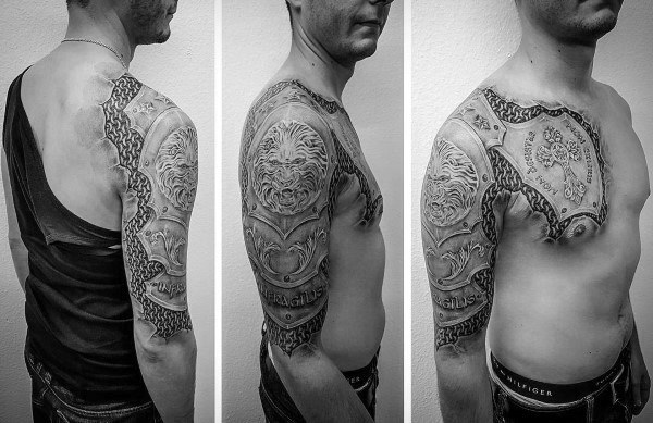 schild wappen tattoo 19