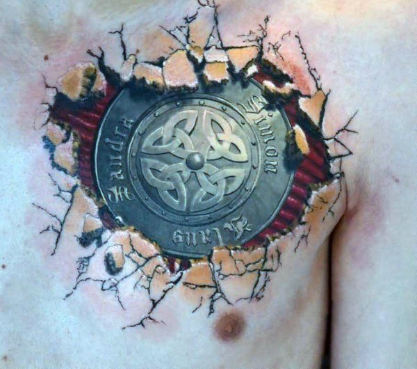 schild wappen tattoo 25