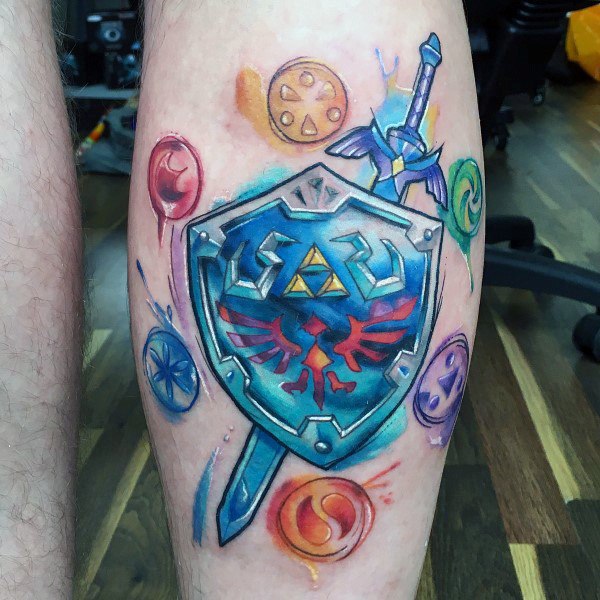 schild wappen tattoo 27