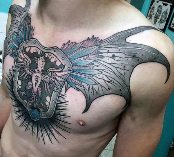 schild wappen tattoo 31