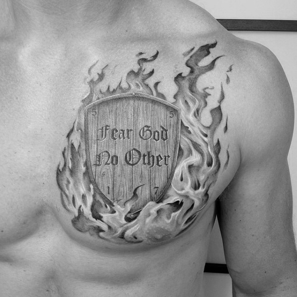 schild wappen tattoo 37