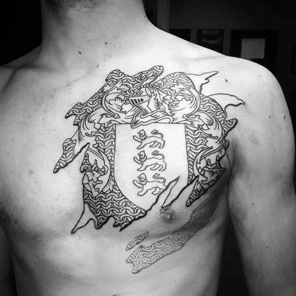 schild wappen tattoo 43