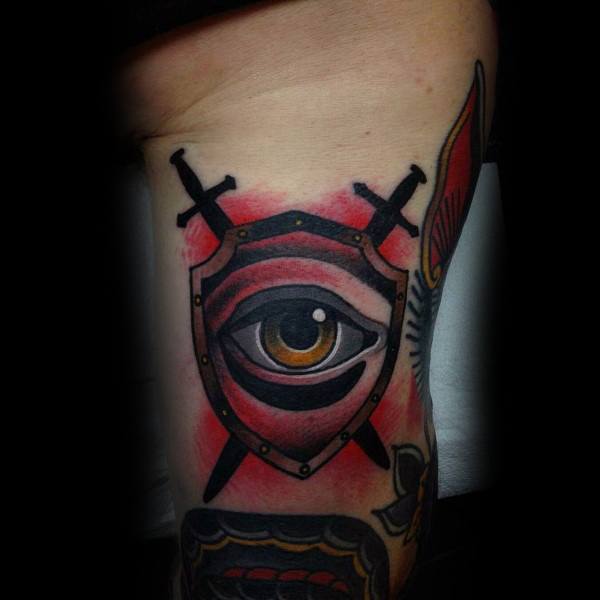 schild wappen tattoo 45