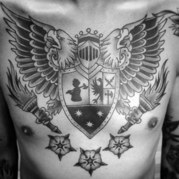 schild wappen tattoo 55