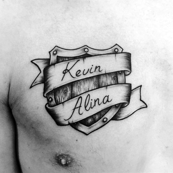 schild wappen tattoo 95
