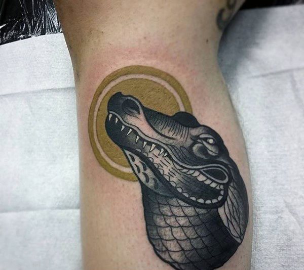 alligator krokodil tattoo 140