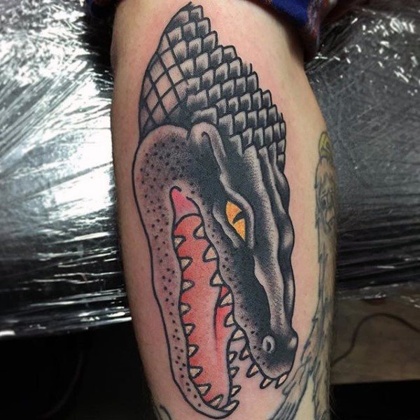 alligator krokodil tattoo 186