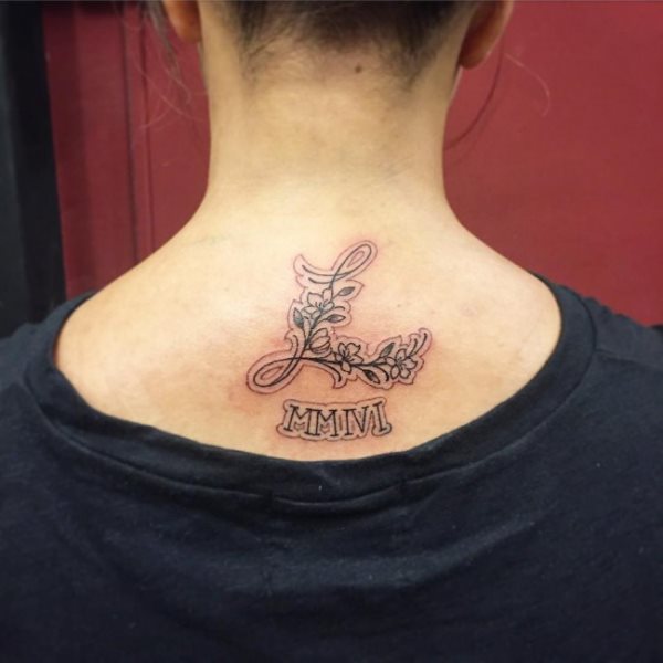 initialen tattoo 64