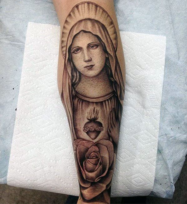 jungfrau maria tattoo 12