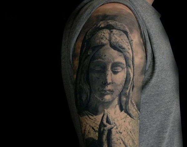 jungfrau maria tattoo 140