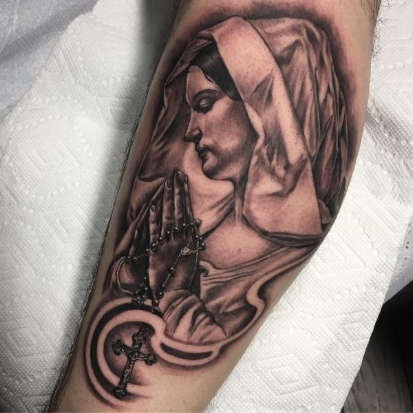 jungfrau maria tattoo 366