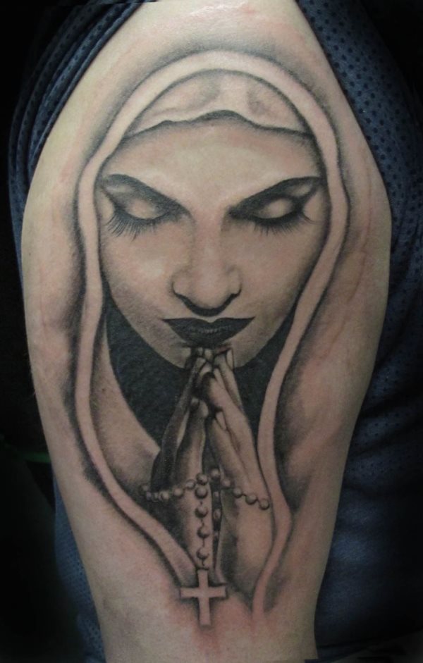 jungfrau maria tattoo 388