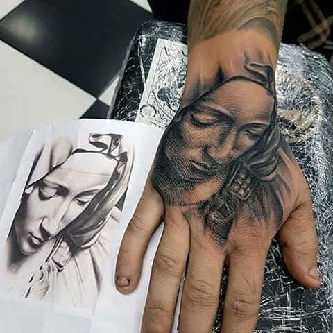 jungfrau maria tattoo 70