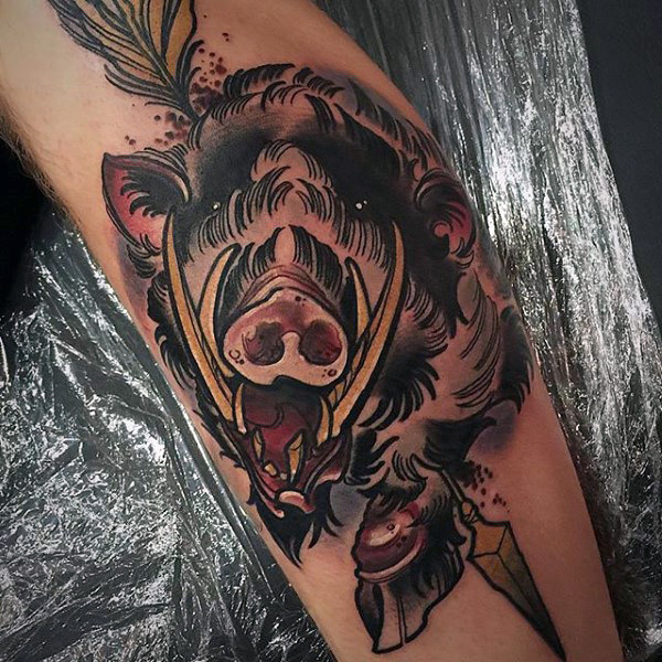 wildschwein tattoo 07