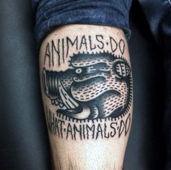 wildschwein tattoo 25
