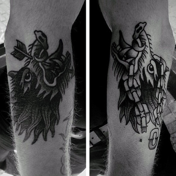 wildschwein tattoo 43