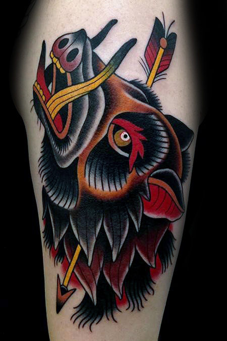 wildschwein tattoo 55