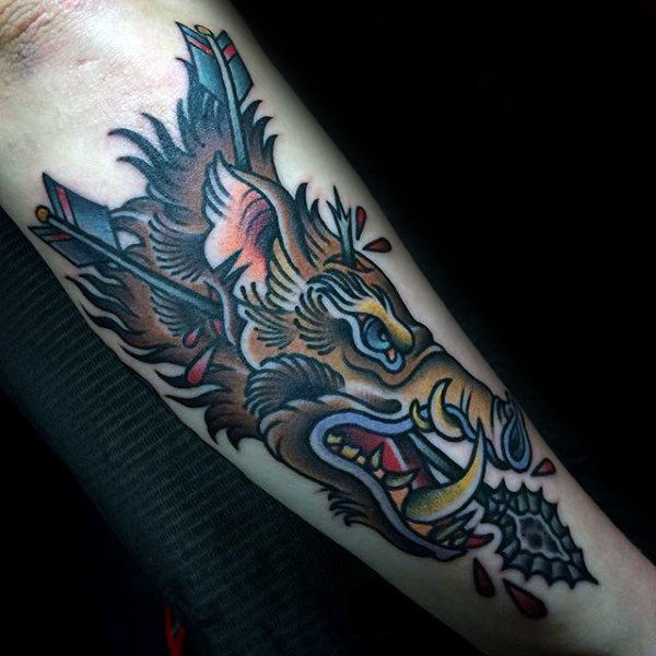 wildschwein tattoo 61
