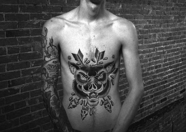 wildschwein tattoo 69