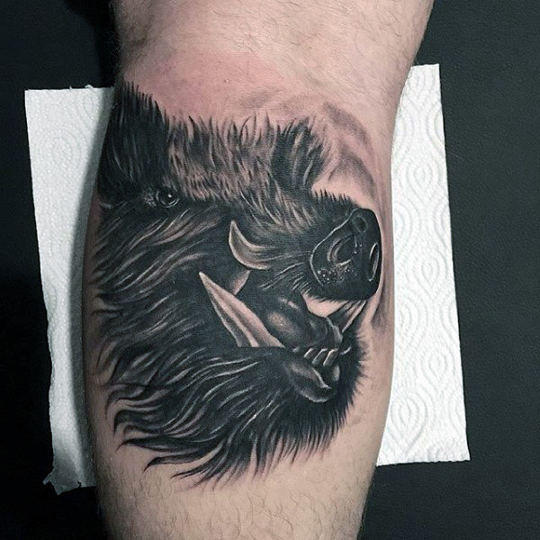wildschwein tattoo 77