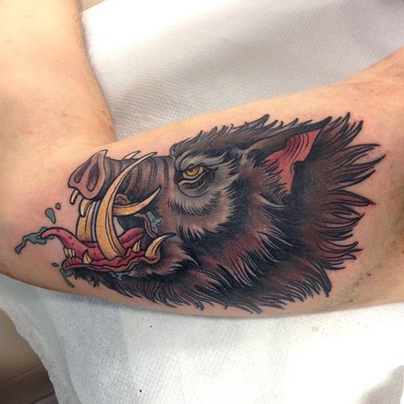 wildschwein tattoo 91