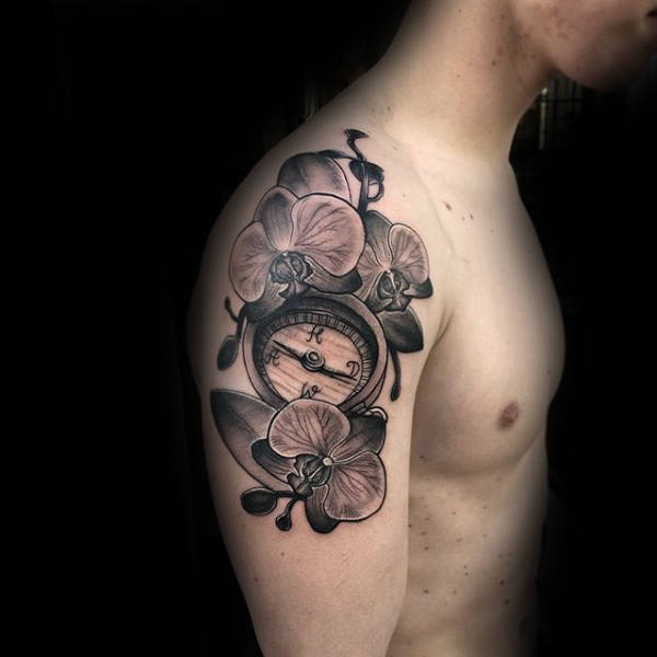 orchidee tattoo 05