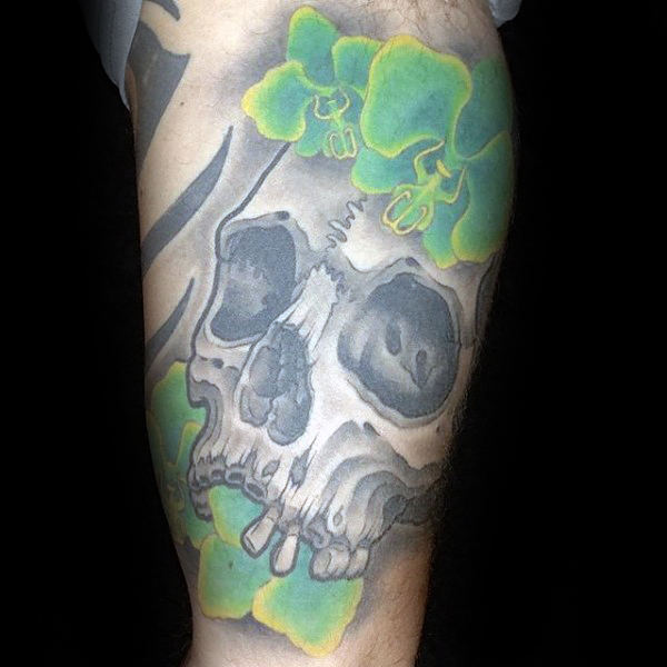 orchidee tattoo 111