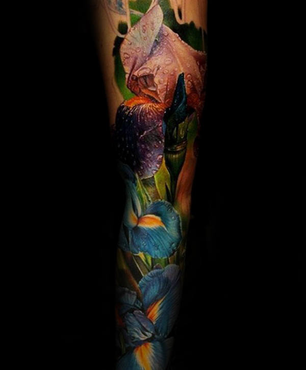 orchidee tattoo 129