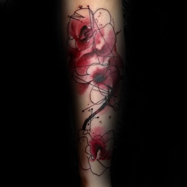 orchidee tattoo 25