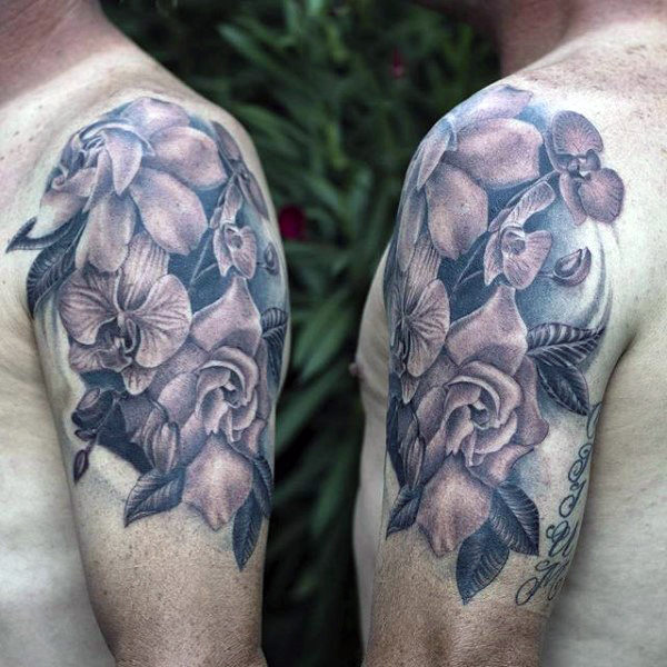 orchidee tattoo 33