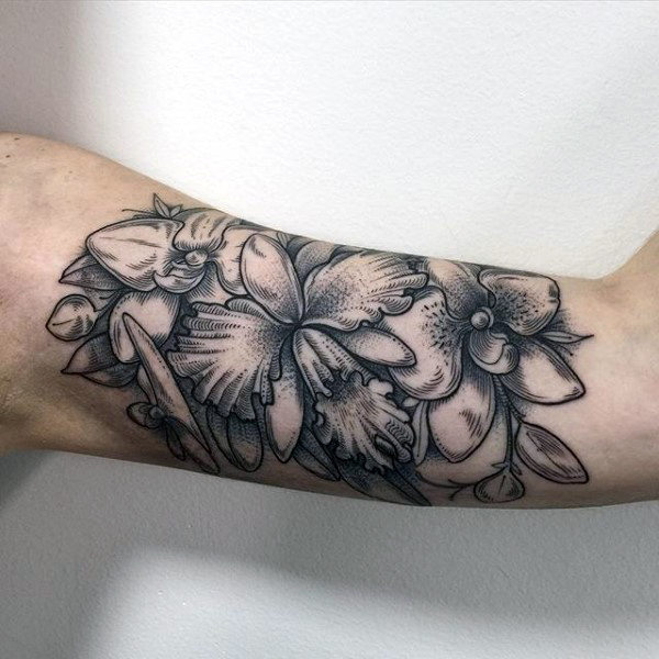 orchidee tattoo 63