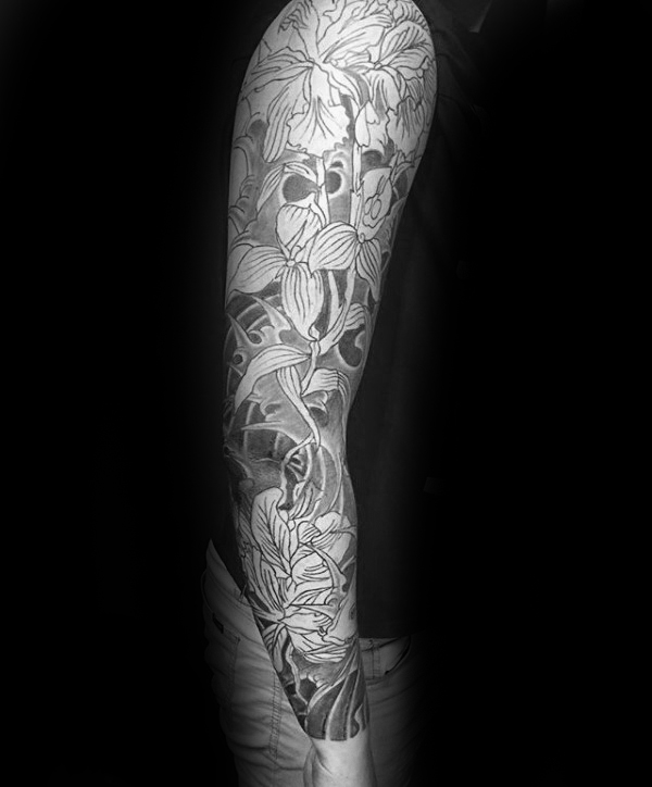 orchidee tattoo 65