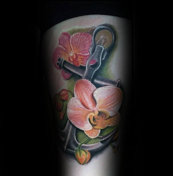 orchidee tattoo 69