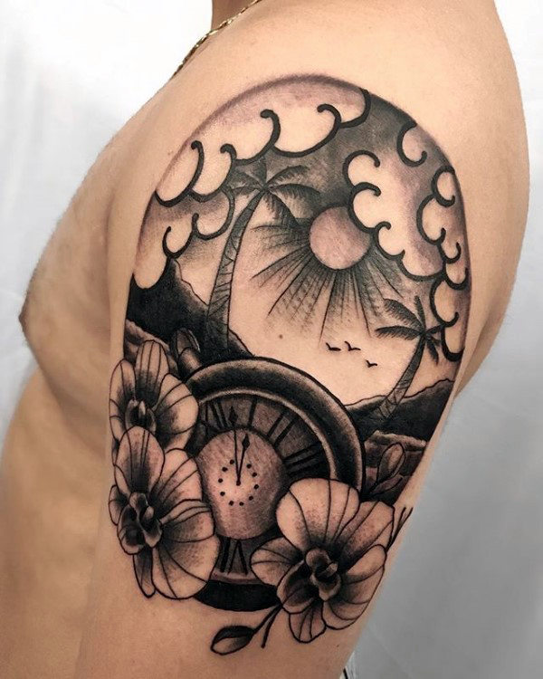 orchidee tattoo 85